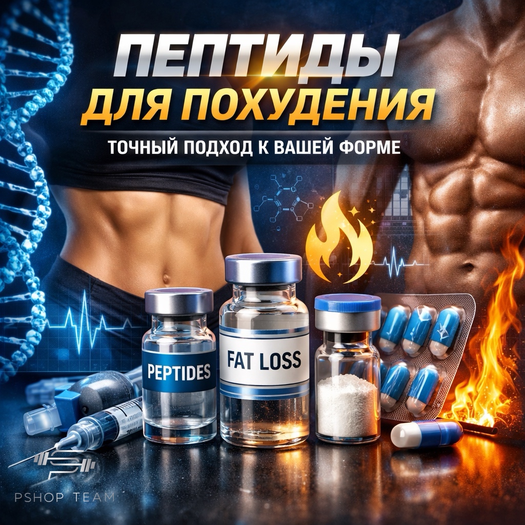 Пептиды для похудения — современный подход к контролю веса